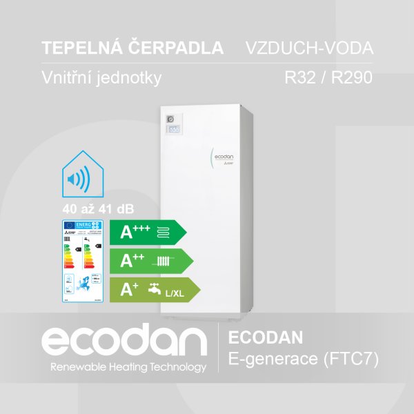 Vnitřní jednotky vzduch-voda ECODAN │ E-generace (FTC7)