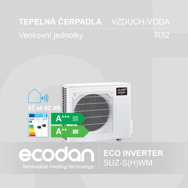 Tepelná čerpadla vzduch-voda Eco Inverter │ SUZ-S(H)WM