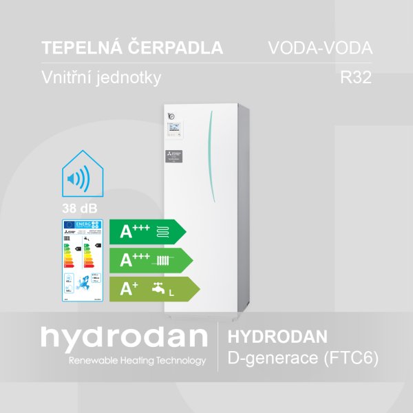 Vnitřní jednotky voda-voda HYDRODAN │ D-generace (FTC6)