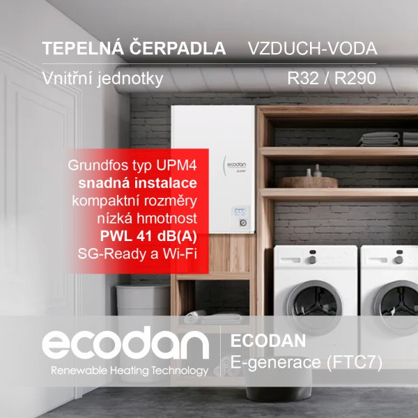 Tepelná čerpadla vzduch-voda Power Inverter │ PUZ-WZ