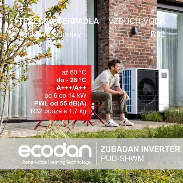 Tepelná čerpadla vzduch-voda Zubadan Inverter │ PUD-SHWM