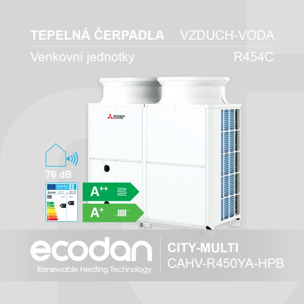 Tepelná čerpadla vzduch-voda ECODAN │ CAHV-R450YA-HPB